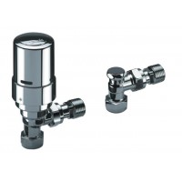Danfoss Randall RAS-D2 All Chrome Angled TRV  Danfoss Randall RAS-D2 All Chrome Angled TRV