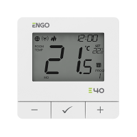 Engo E40-230W Wired Programmable Thermostat  Engo E40-230W Wired Programmable Thermostat