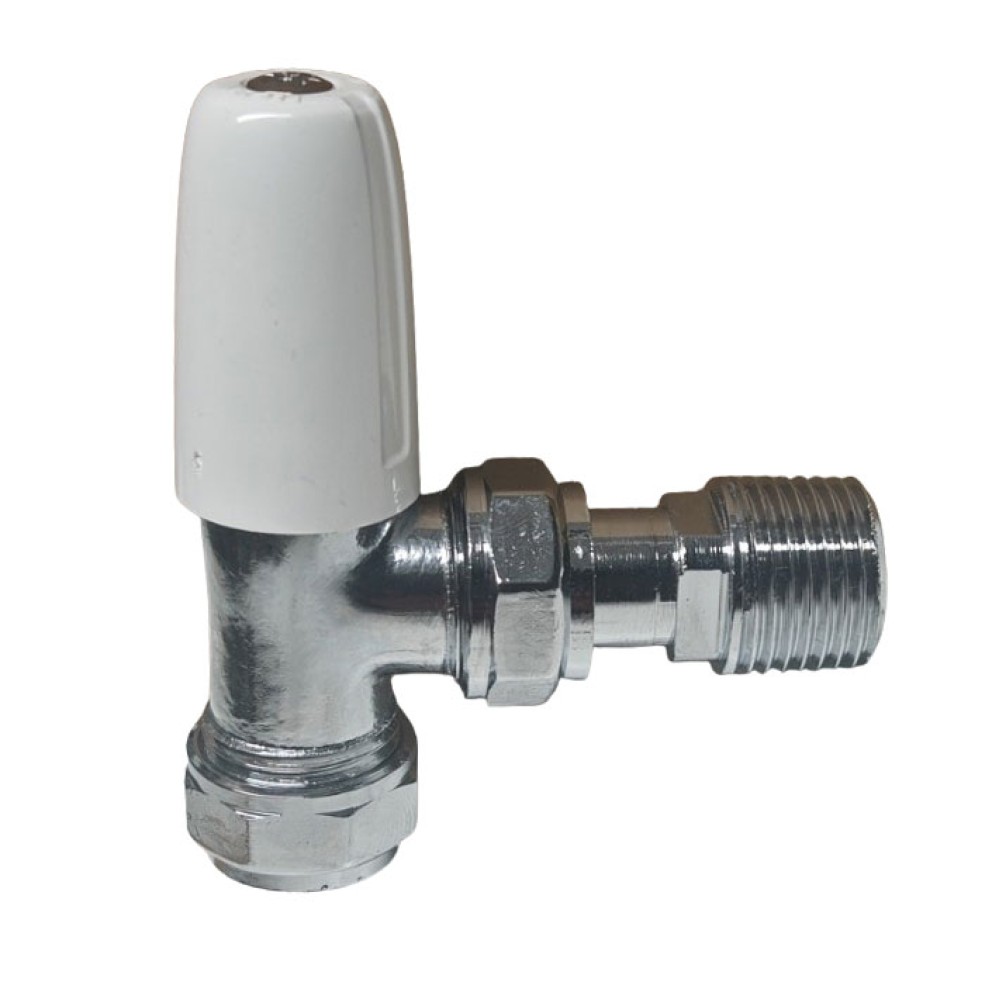 Pegler Terrier Chrome Lockshield - Angled