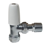 Pegler Terrier Chrome Lockshield - Angled  Pegler Terrier Chrome Lockshield - Angled