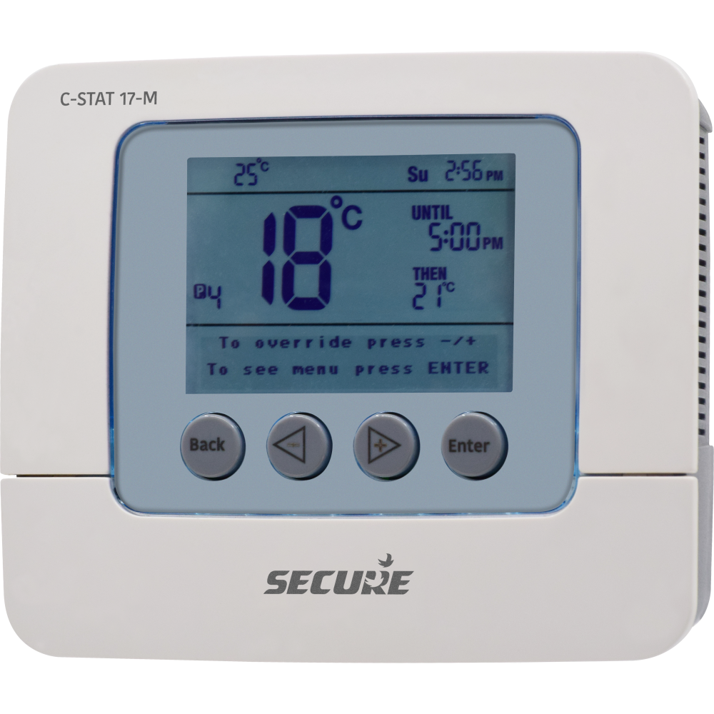 Secure (Horstmann) CStat 17M Hardwired Mains-Powered Programmable Thermostat