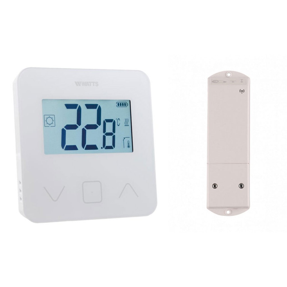 Watts Wireless Digital Thermostat with Single Channel Receiver