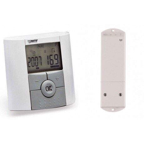 Watts Wireless Programmable Thermostat with Single Channel Receiver