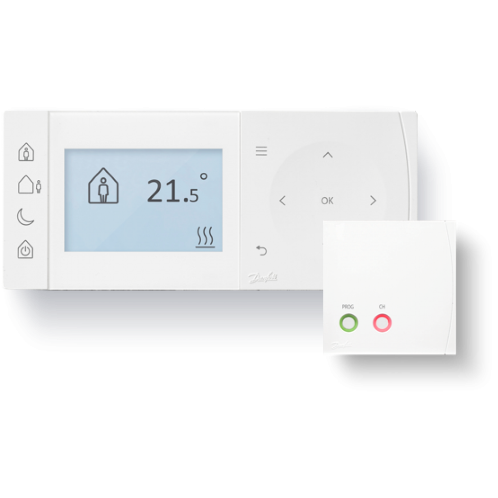 Danfoss TPOne-RF Wireless Programmable Thermostat - With RX1S Receiver