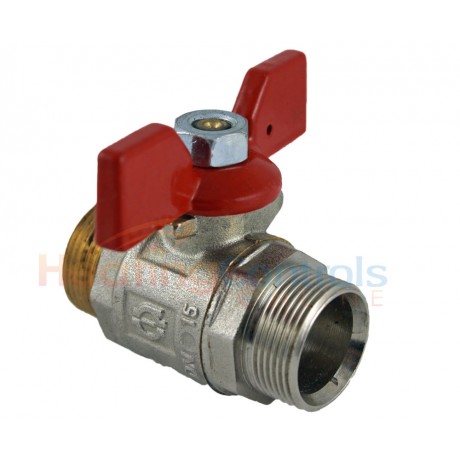 Emmeti Ball Valve for Use With Underfloor Pipe