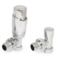 Chrome TRV with 3/4" Union Connection to Tail 