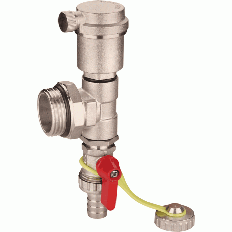 Manifold End Unit with Drain Valve and Auto Air Vent