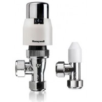 Honeywell VTL200-15A Chrome TRV with Lockshield 