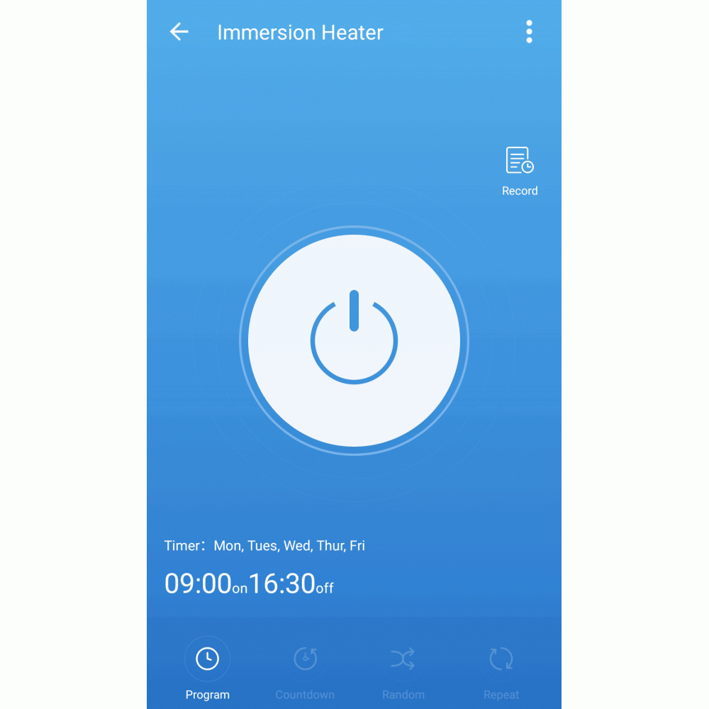 Optimum WiFi Enabled Immersion Heater Timer