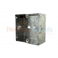 Single Gang Metal Box - 35mm  Single Gang Metal Box - 35mm