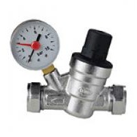 Pressure Reducer with Gauge 22mm or 15mm 